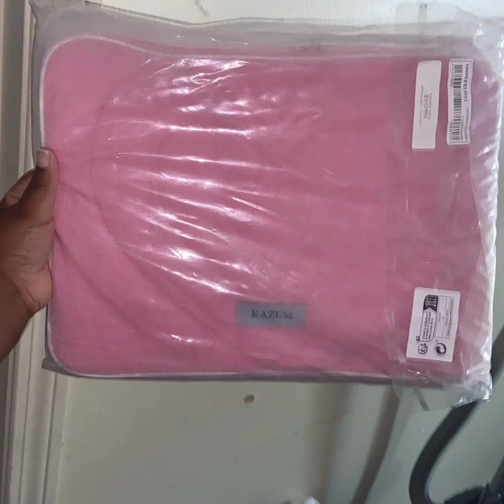 Kazum Pink Quilted Laptop Sleeve for 15 INCH LAPTOP